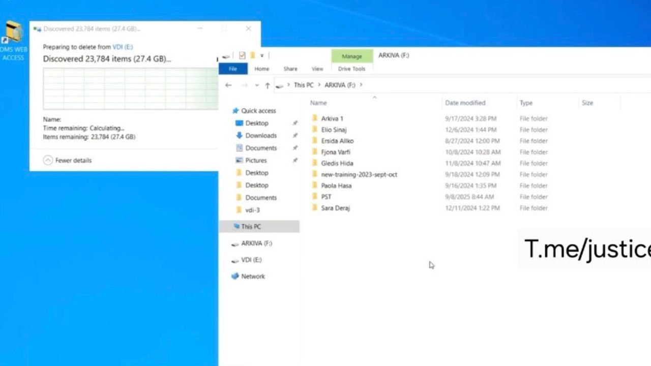 Publikohen emaile në Telegram, Kuvendi nën alarm kibernetik